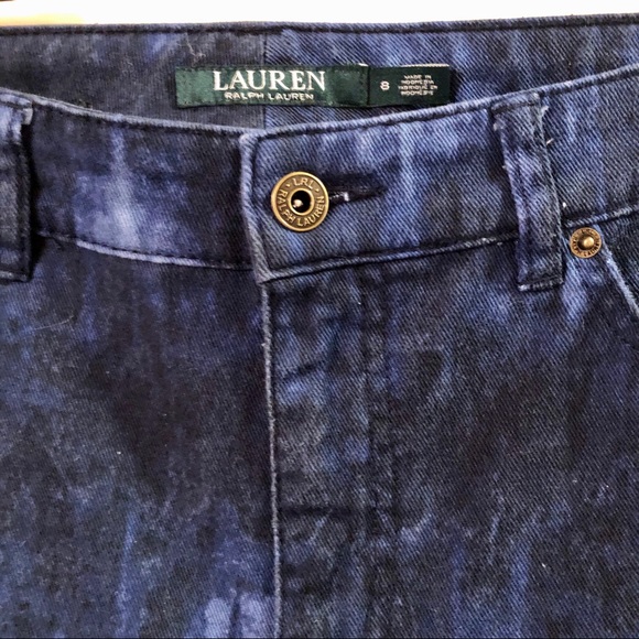 Lauren by RLsz 8 skinny tie dye cropped high waist jean - Picture 5 of 7